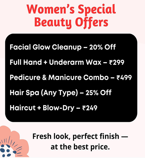 Exclusive Salon Services for women